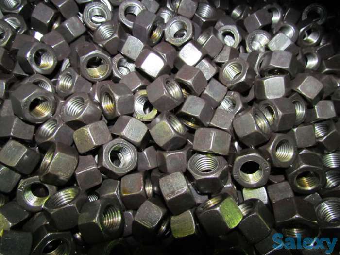 Гайка без покрытия, черная, фотография 1