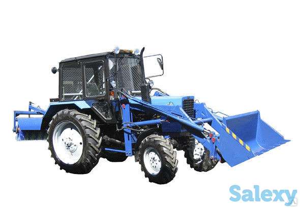 Машина подметально-уборочная с фронтальным погрузчиком, фотография 3