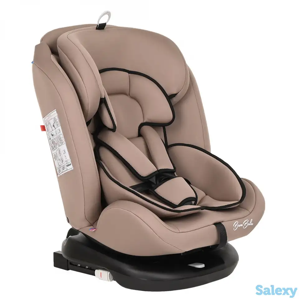 BAMBOLA автокресло для детей 0-36 кг Minori ISOFIX Светло/Коричневый 2шт/кор, фотография 1