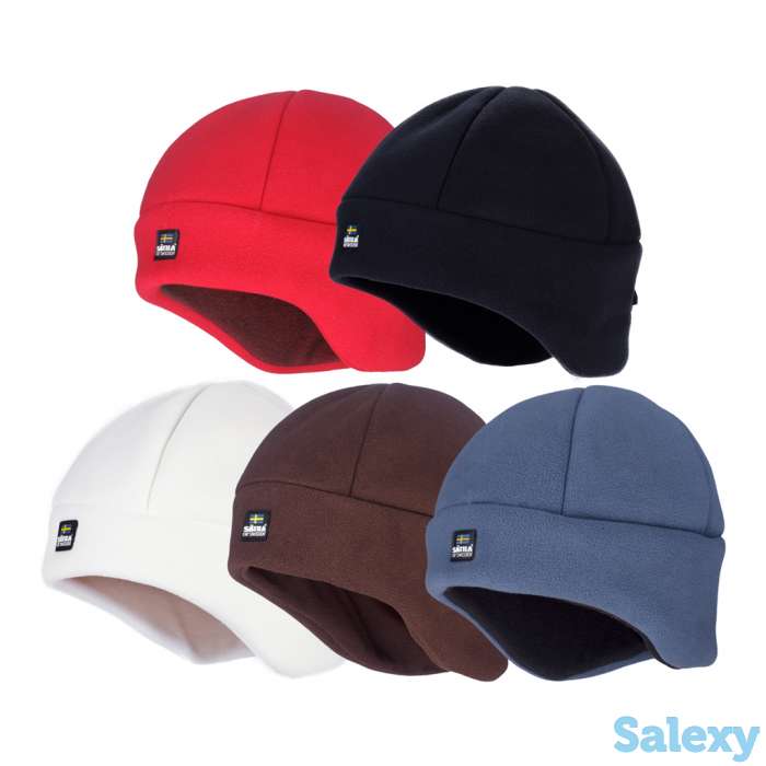 Шапка satila kennet se red/ grey, фотография 2