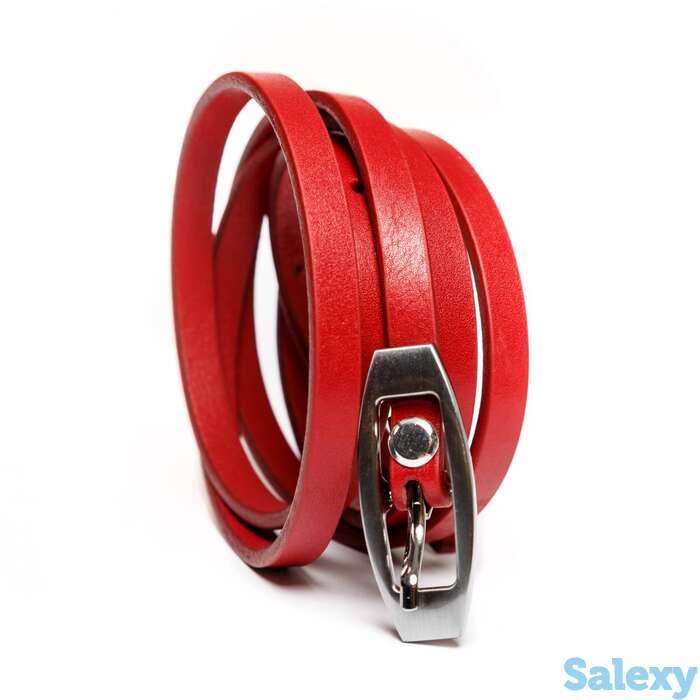 Ремень женский almeda red, фотография 1