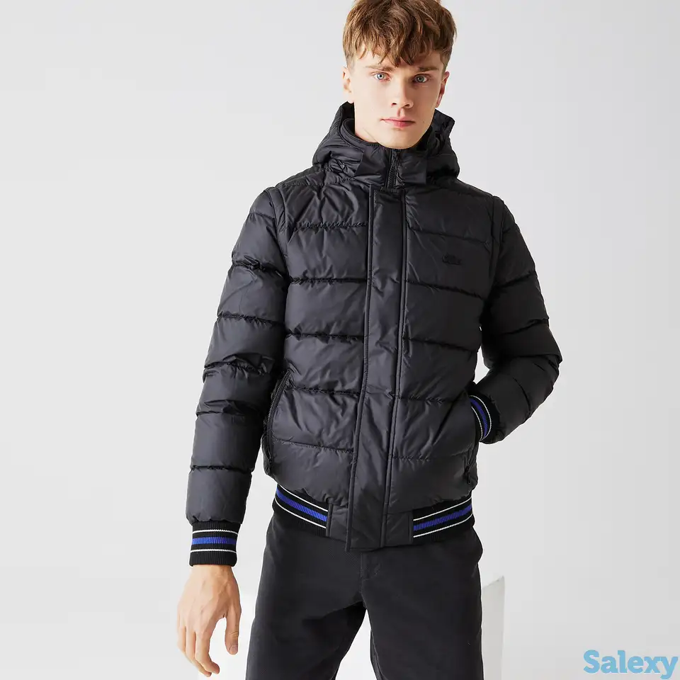 Мужская куртка lacoste с отстёгивающимися рукавами, фотография 1