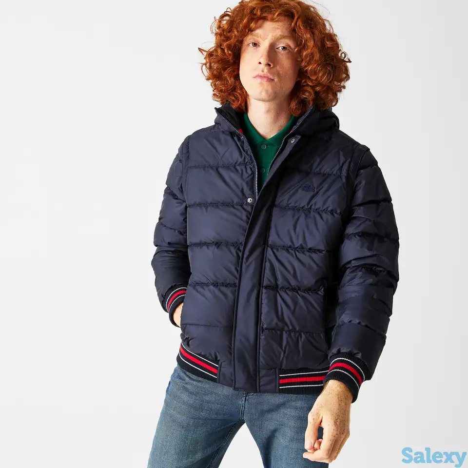 Мужская куртка lacoste с отстёгивающимися рукавами, фотография 1