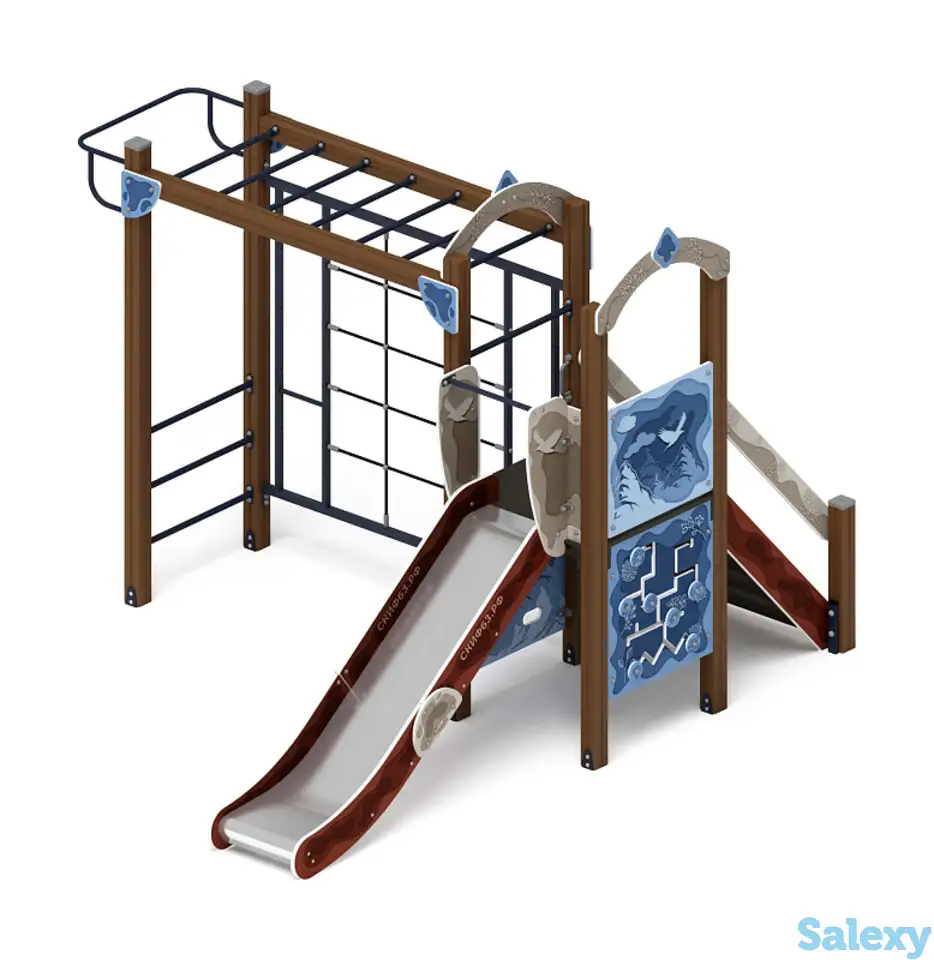 Играйте с нами (алтай) - дик 2.01.1.05-04 - игровой комплекс h=1200, фотография 1