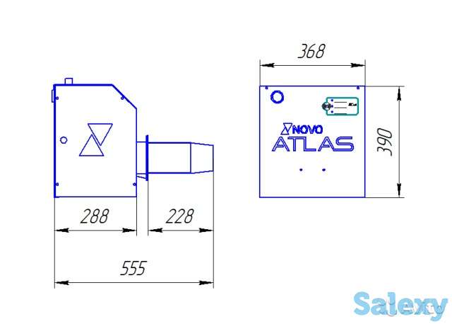 Горелка на отработанном масле Novo Atlas,50 кВт, фотография 5