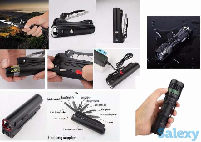 Фонарь Cree тактический, фотография 1