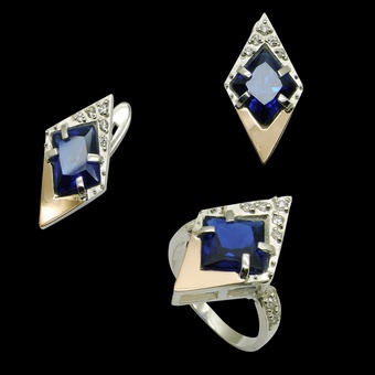 Серебряные украшения оптом от производителя, фотография 5