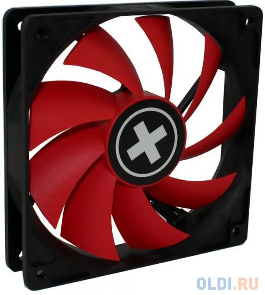 Вентилятор xilence [xpf120.r] 120х25mm 12в/ 3пина/ритейл/красная крыльчатка, фотография 1