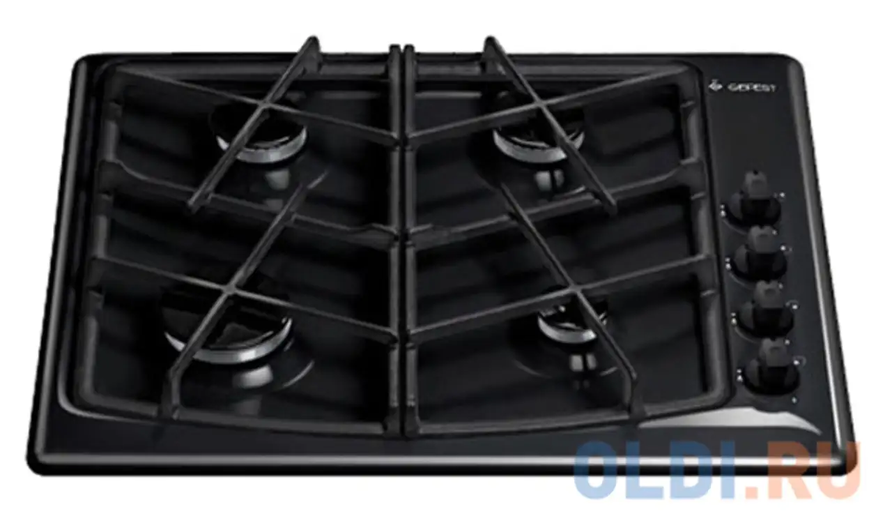 Варочная панель газовая gefest сн 1211 к21 черный, фотография 1