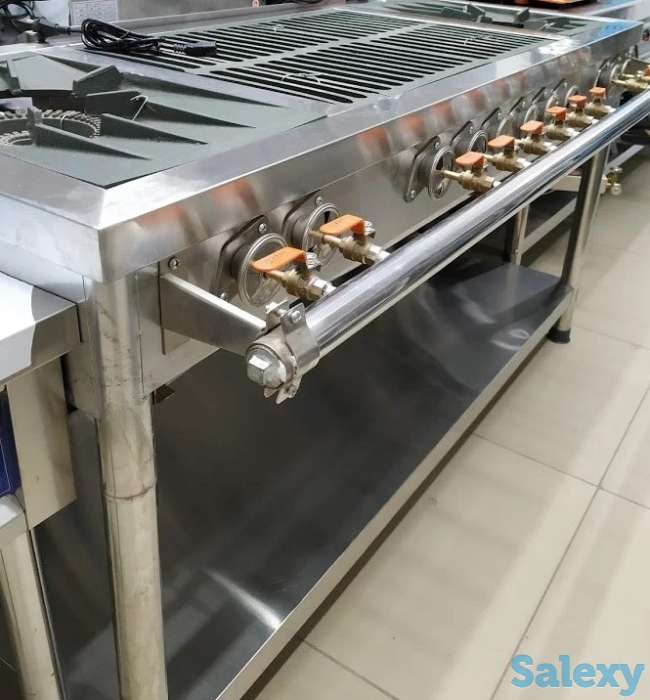 Газовая плита производственная 8 кранов., фотография 1