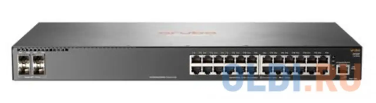 Коммутатор hp aruba 2930f управляемый 24 порта 10/100/1000 poe+ 4 sfp, фотография 1