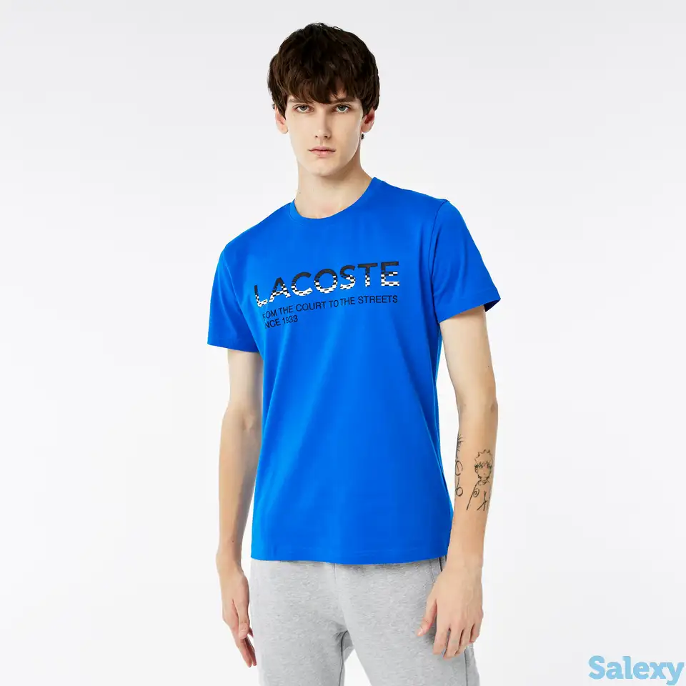 Мужская футболка lacoste regular fit, фотография 1