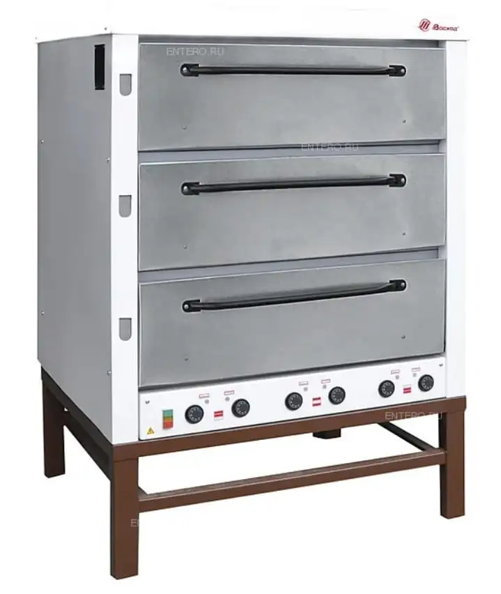 Хлебопекарная печь Восход ХПЭ-500 используется в пекарнях, кондитерских, на предприятиях пищевой промышленности и общест, фотография 1