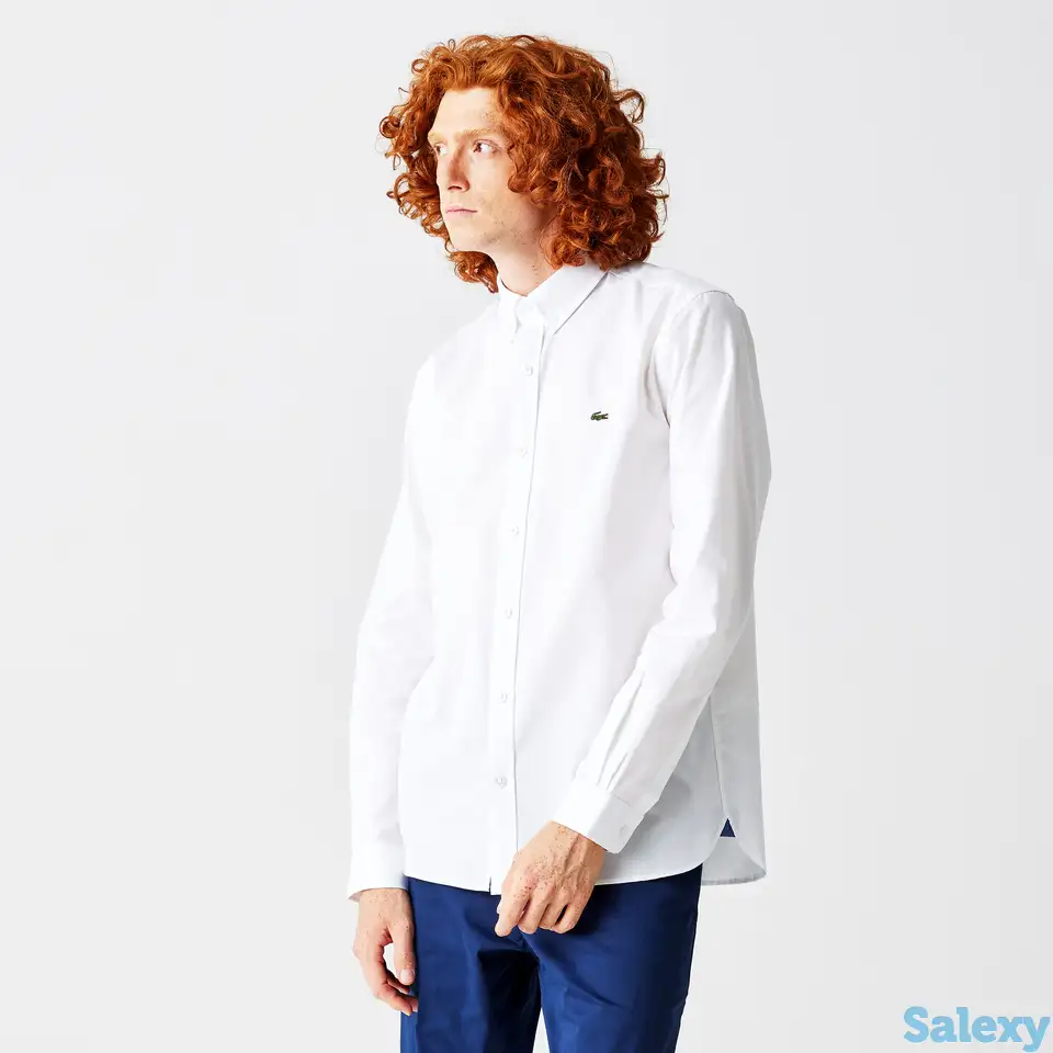 Мужская рубашка lacoste slim fit, фотография 1