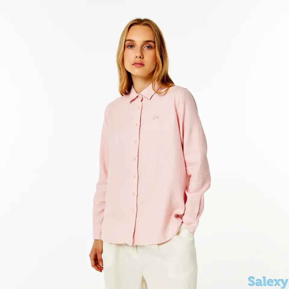 Женская рубашка lacoste relax fit fit, фотография 1