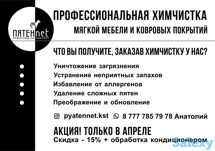 Профессиональная химчистка мебели и ковровых покрытий, фотография 7