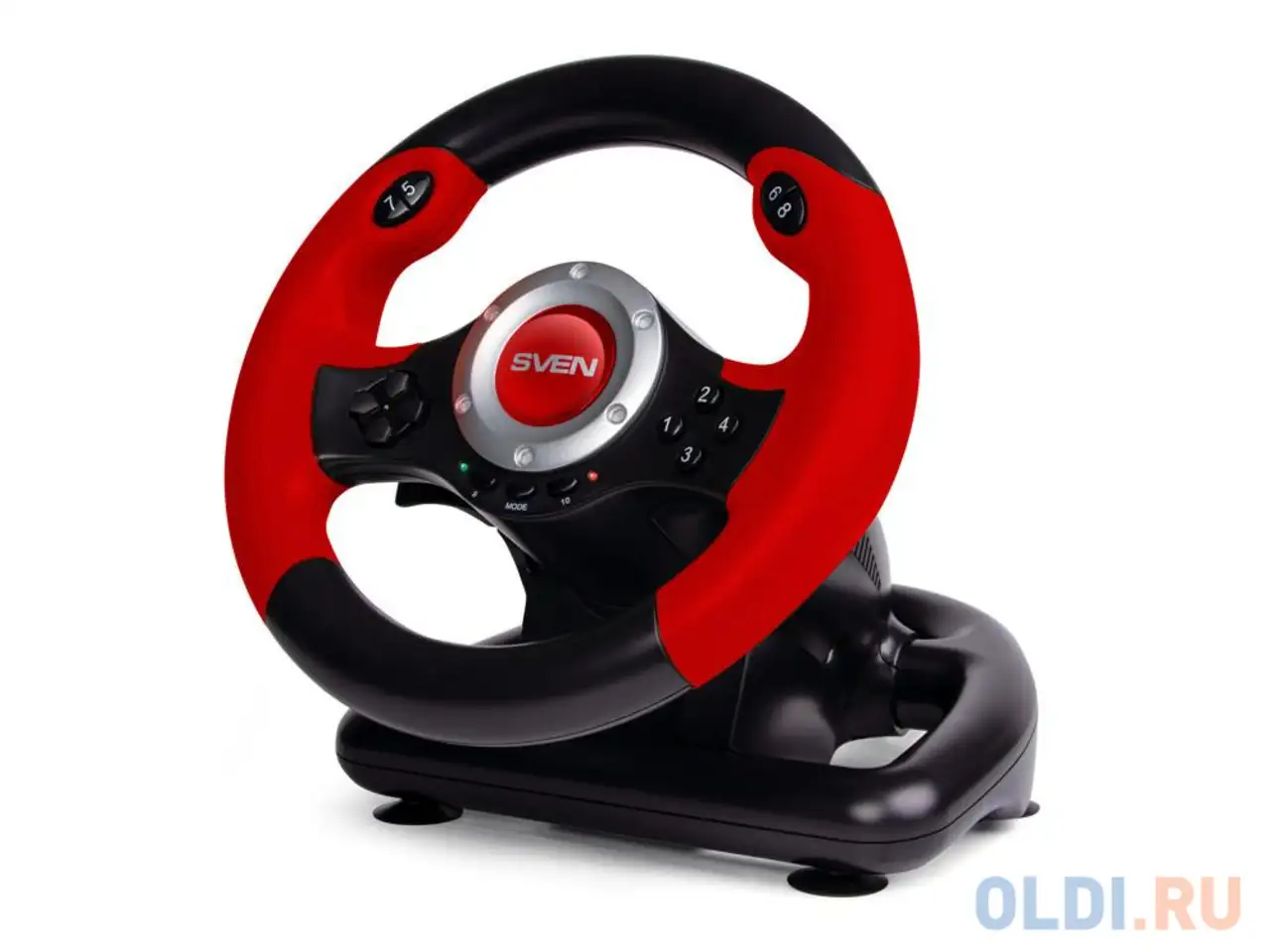 Руль sven gc-w300 (педали, вибро, лепестки, d-pad, 10 кл, резин. вставки,, фотография 1