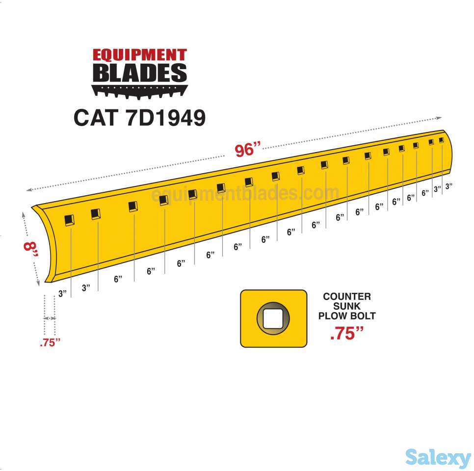 Ножи отвалов автогредеров, фотография 1