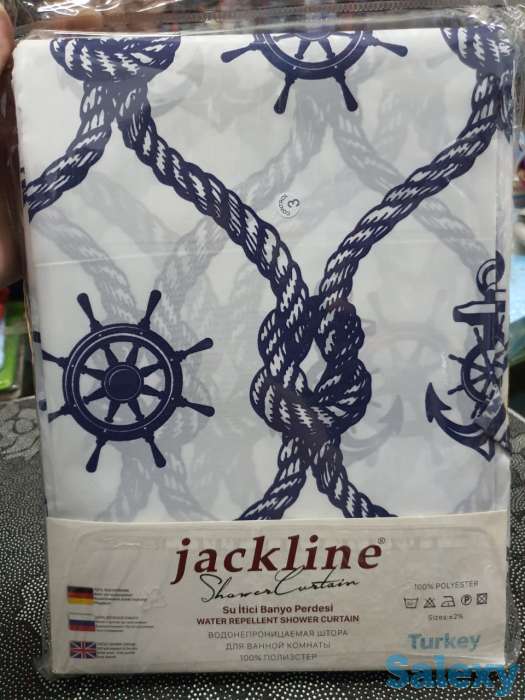 Шторка для ванной и душа, Турция, c якорем, фотография 3