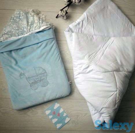 Конверт на выписку (новорожденным) роддом в чепчик распашонка пеленка, фотография 1