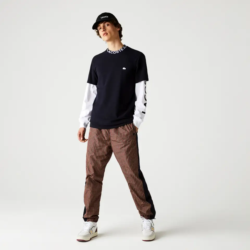 Мужская футболка lacoste с воротником pique, фотография 1