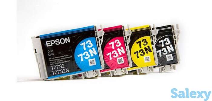 Комплект оригинальных картриджей для epson stylus tx409, фотография 1