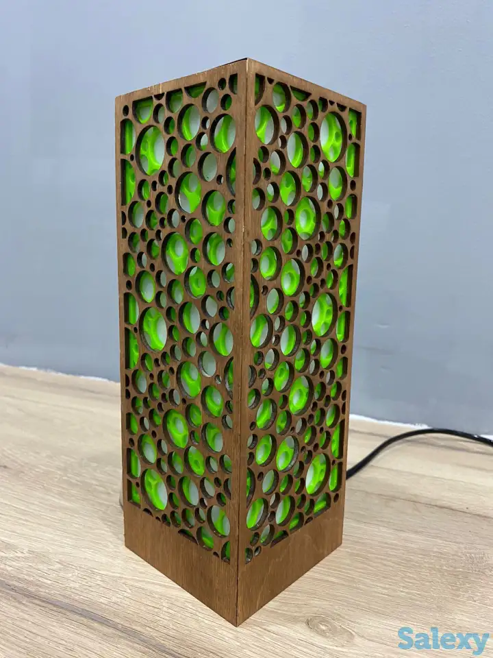 Зелёный Интерьерный светильник - ночник, фотография 6