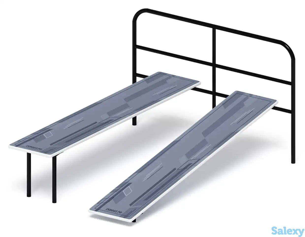 Скамья для пресса двойная (серый) - со 2.40.02-03, фотография 1