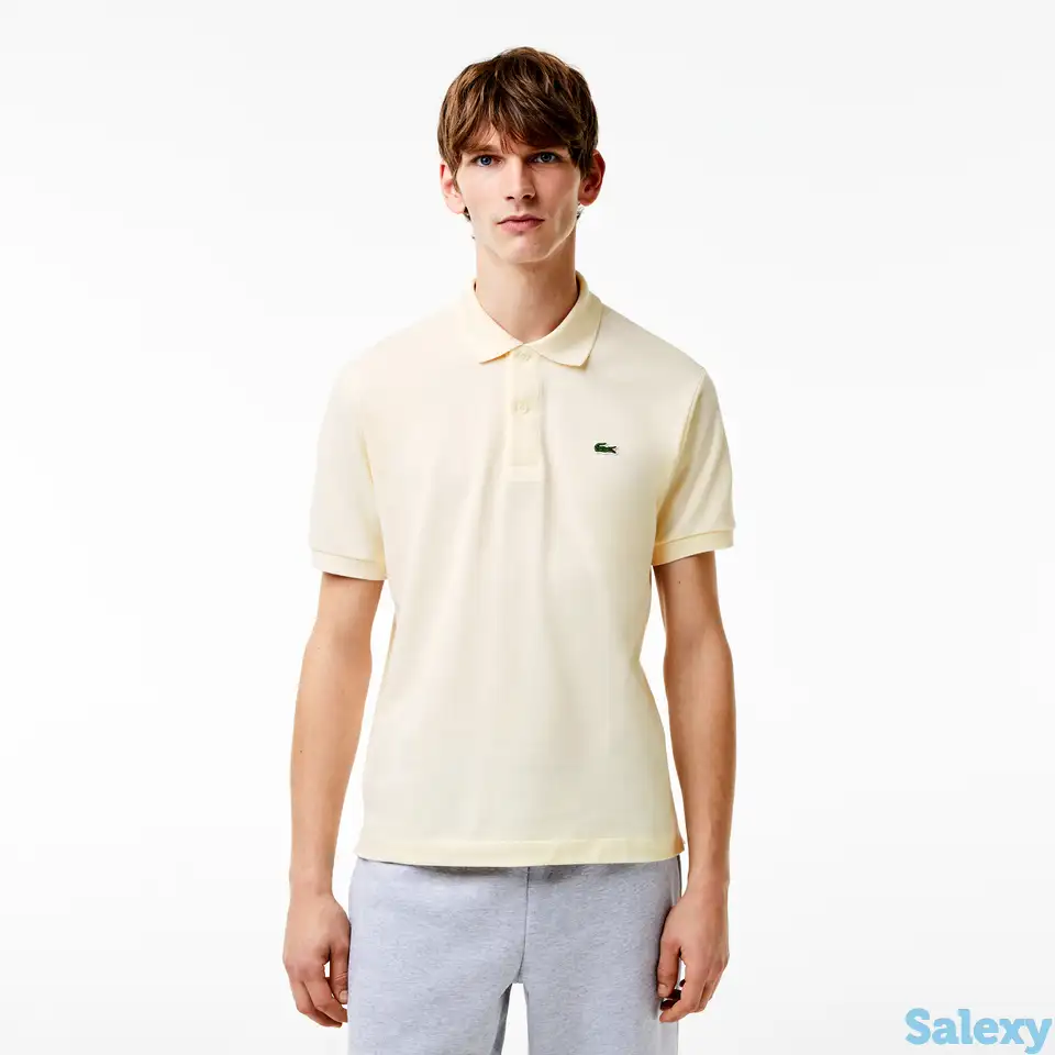 Мужское поло lacoste l1212 classic fit, фотография 1