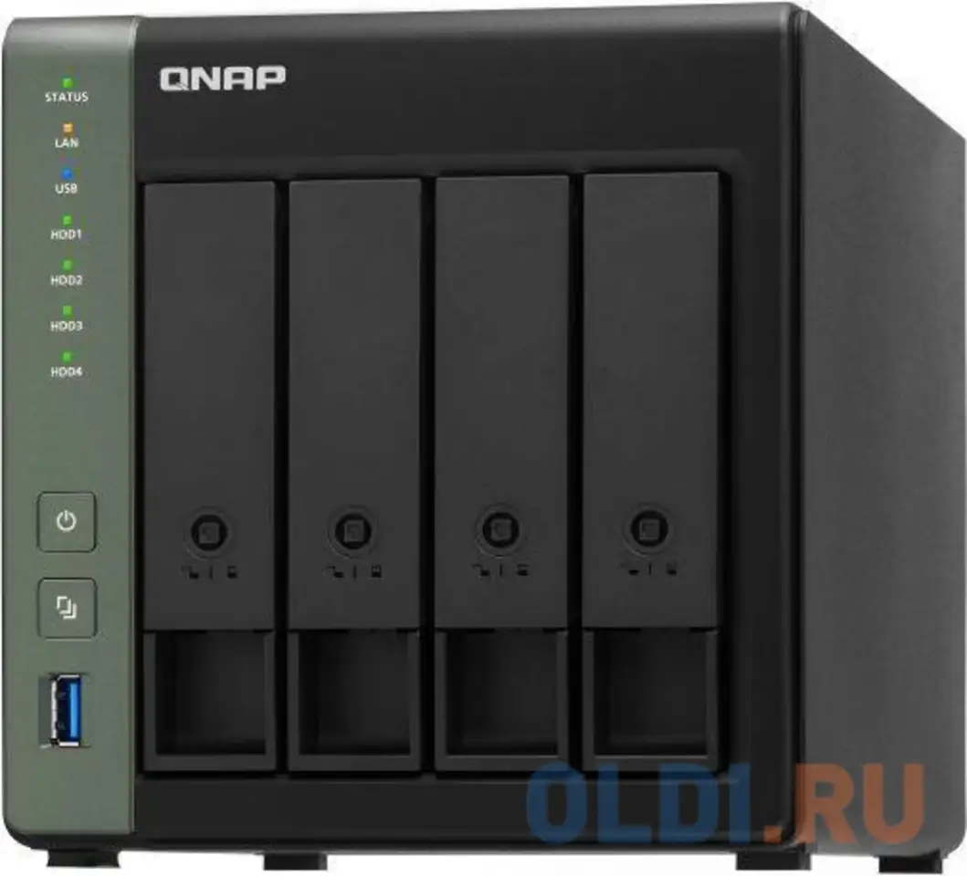 Схд настольное исполнение 4bay no hdd ts-431kx-2g qnap, фотография 1