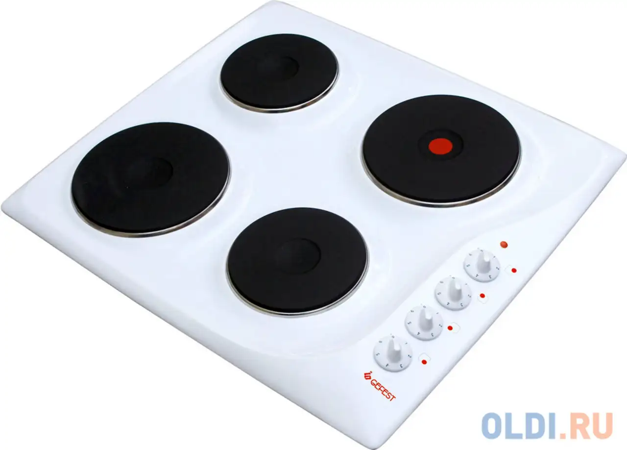 Варочная панель электрическая gefest свн 3210 белый, фотография 1