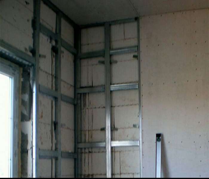 Обшивка стен гипсакортонам, фотография 2