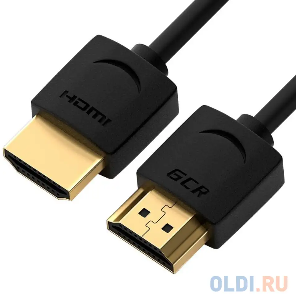 Greenconnect кабель slim 3.0m hdmi 2.0, черный slim, od3.8mm, hdr 4:2:2,, фотография 1