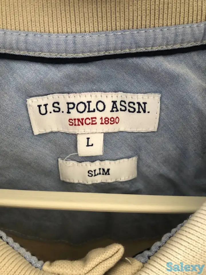 Футболка, поло U.S.POLO ASSN. size L Slim, фотография 7