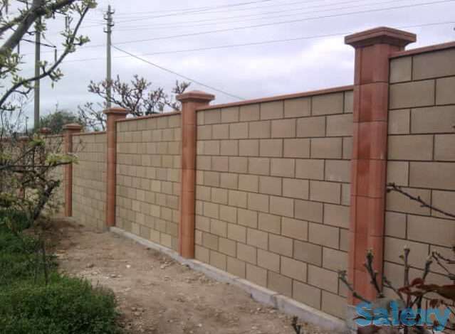 Строительство заборов из блоков, фотография 2