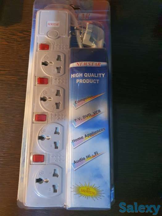 Переноска / удлинитель 3 Метра, 4 розетки, фотография 1