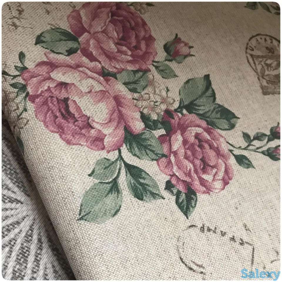 Винтажная итальянская скатерть Лэттера с тефлоновым покрытием, фотография 6