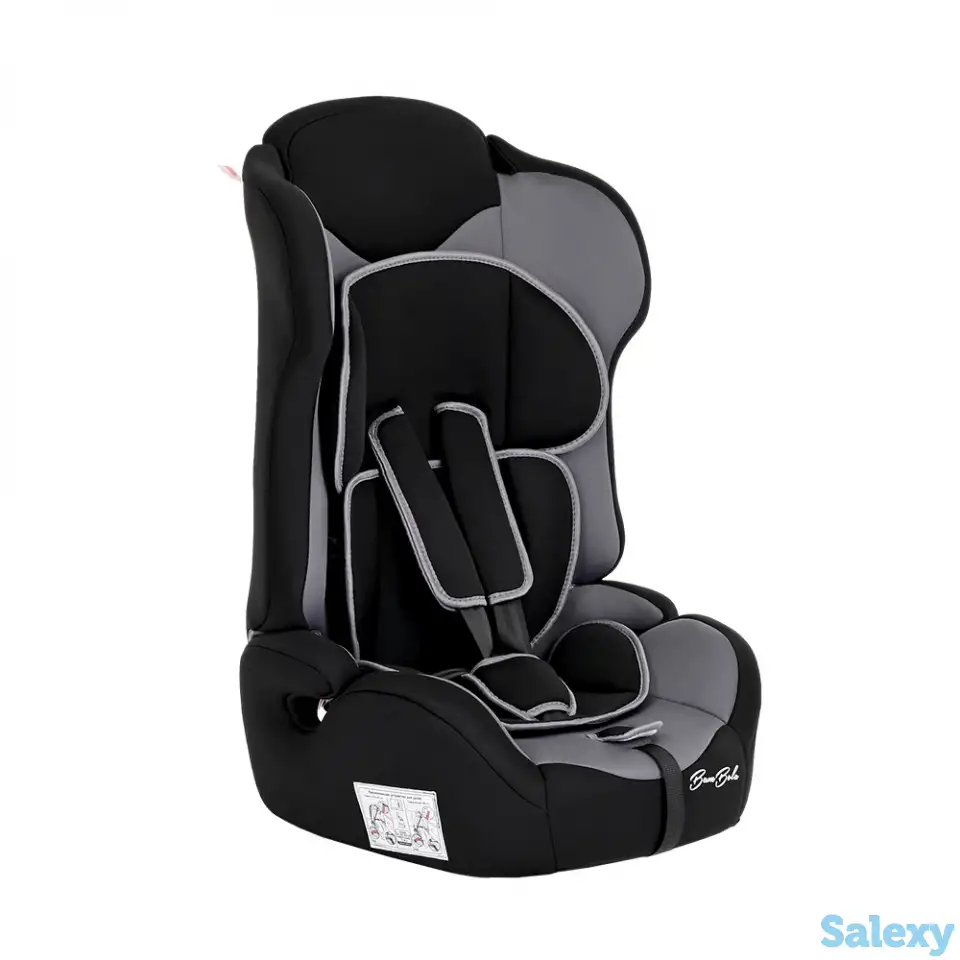 BAMBOLA Удерживающее устройство для детей 9-36 кг PRIMO Серый/Черный 2шт/кор, фотография 1