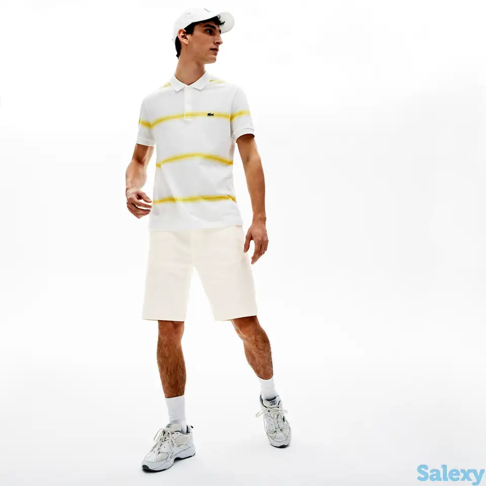 Мужские шорты lacoste regular fit с пятью карманами, фотография 1