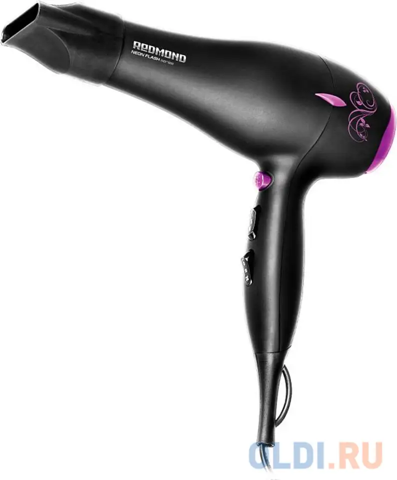 Фен redmond rf-519 2000вт чёрный, фотография 1