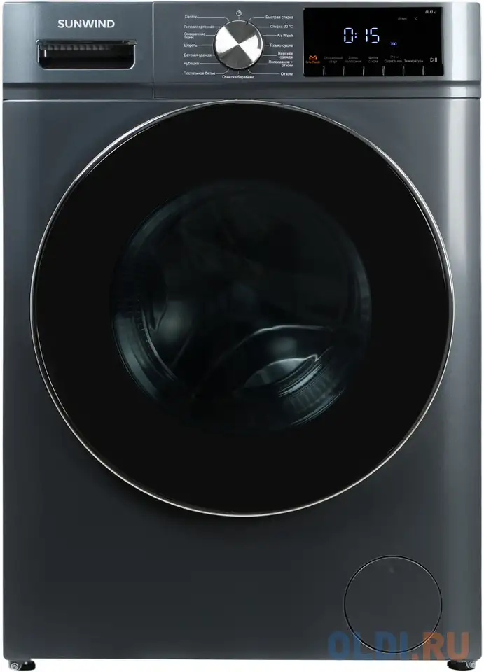 Стиральная машина sunwind swfd8401 темно-серый, фотография 1