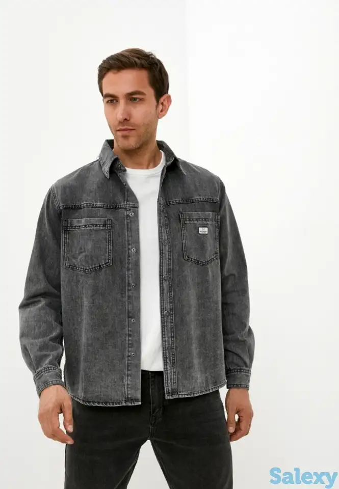 Рубашка джинсовая mossmore, фотография 1