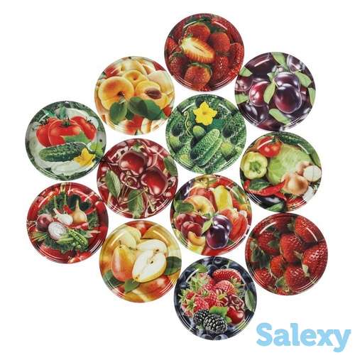 Крышка металлическая для консервирования Ассорти Элитное 50 шт, фотография 2