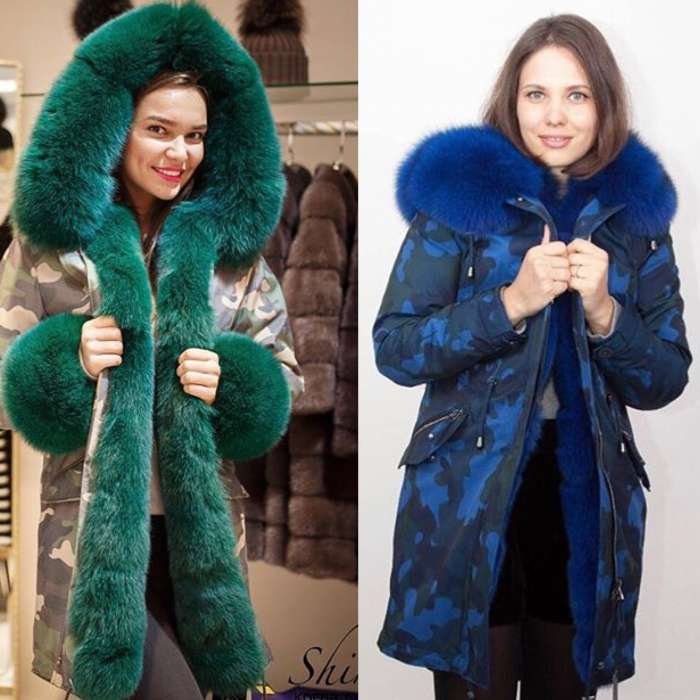 Ультрамодные парки с натуральным мехом , фотография 11