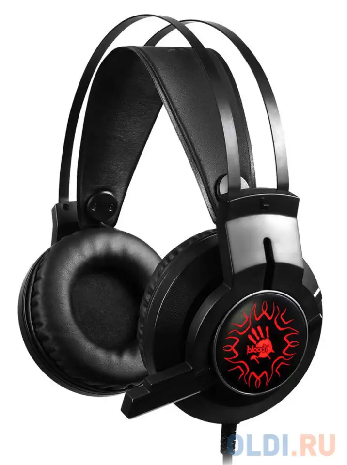 Игровая гарнитура проводная a4tech j437 черный, фотография 1