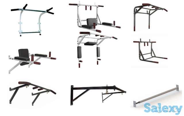 Турник настенный потолочный Брусья напольные Павлодар Рассрочка Доставка, фотография 4