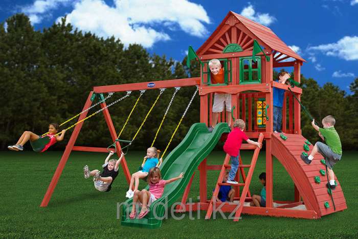 Игровой комплекс из дерева Кедр -Эльф, фотография 1