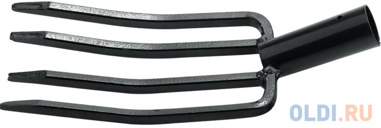 Вилы садовник 4-х рогие,145х235мм,без черенка россия// сибртех, фотография 1