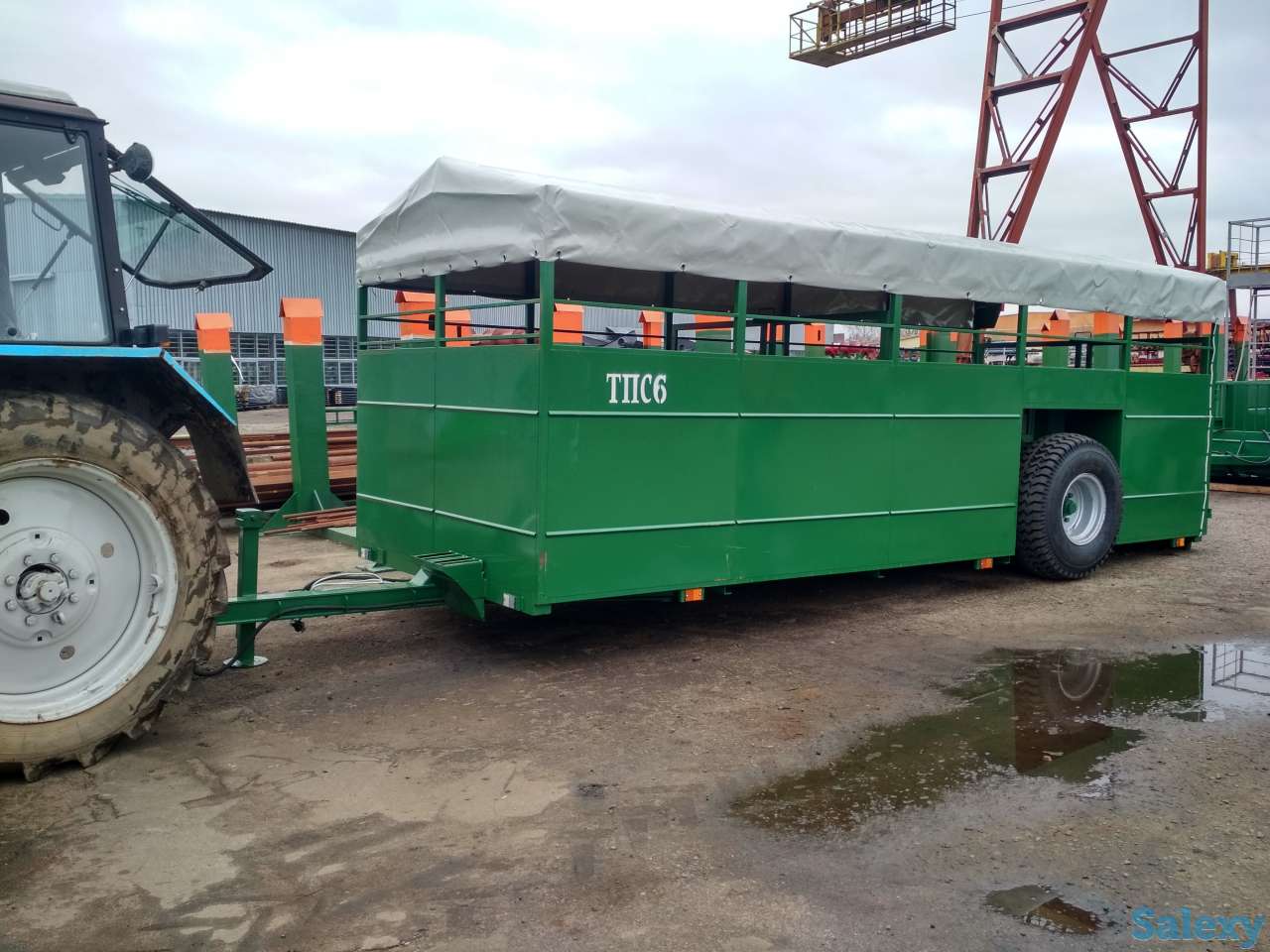 Тележка специализированная ТПС-6 (для перевозки КРС)  (Собственное производство), фотография 4