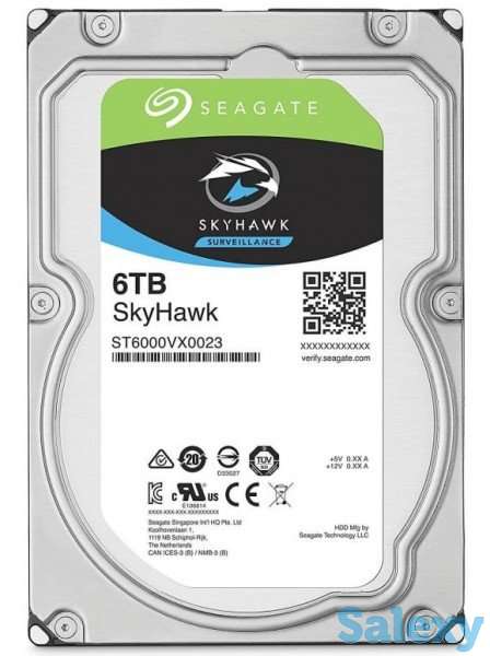 Продам жесткий диск HDD 6Тб Seagate SkyHawk ST6000VX0023, фотография 1